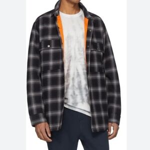 Ksubi Strada Plaid Button Down Shirt Jacket